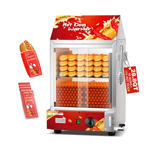 Wantjoin hot dog steamer - dog,